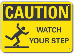 Caution sign